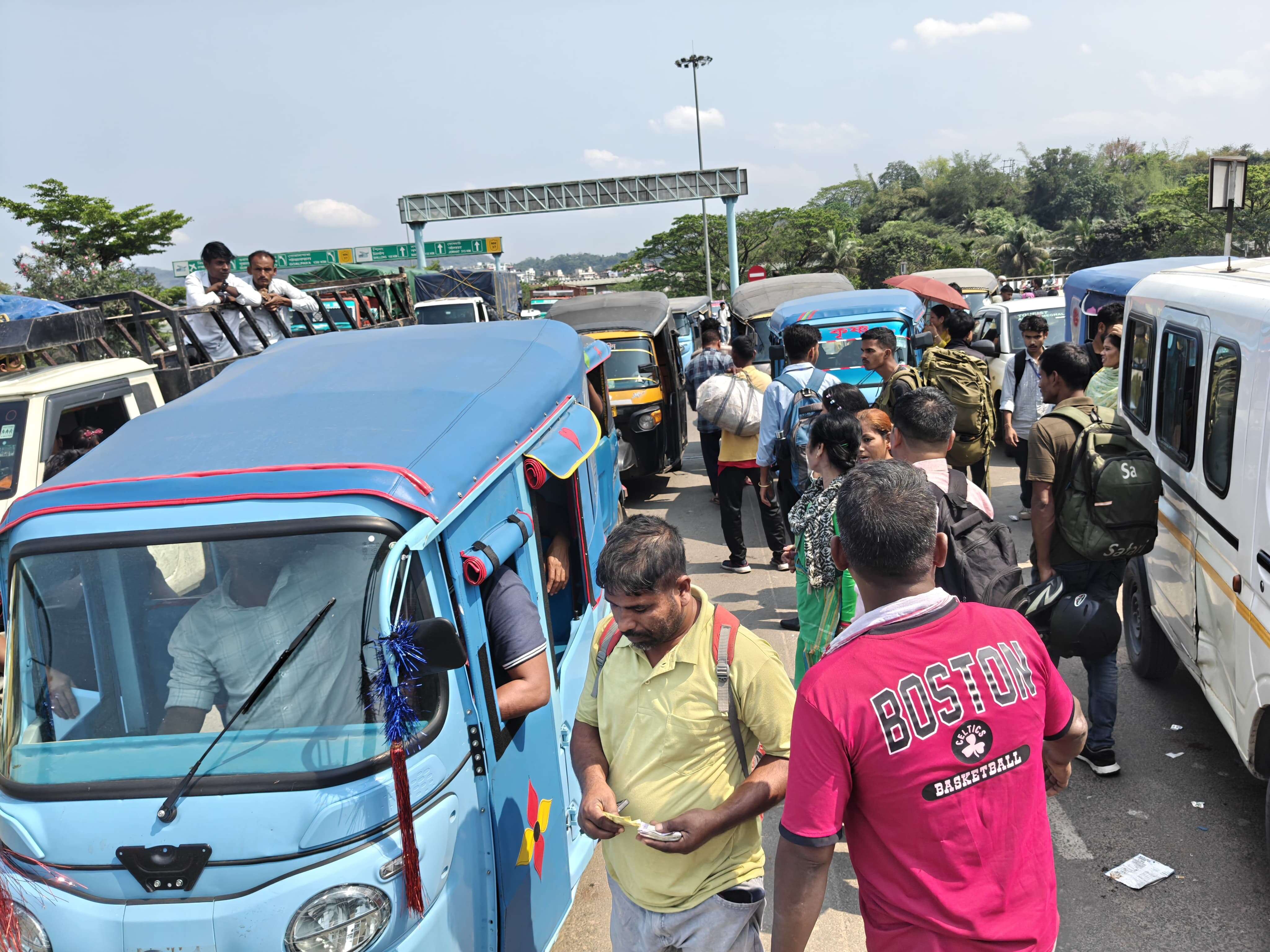 Transport crunch hits Guwahati ahead of polling; voters stranded, fares surge