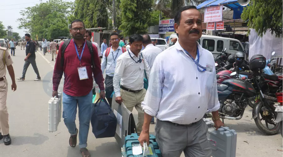 Final push before Assam vote: EVM rollout, heavy security across districts