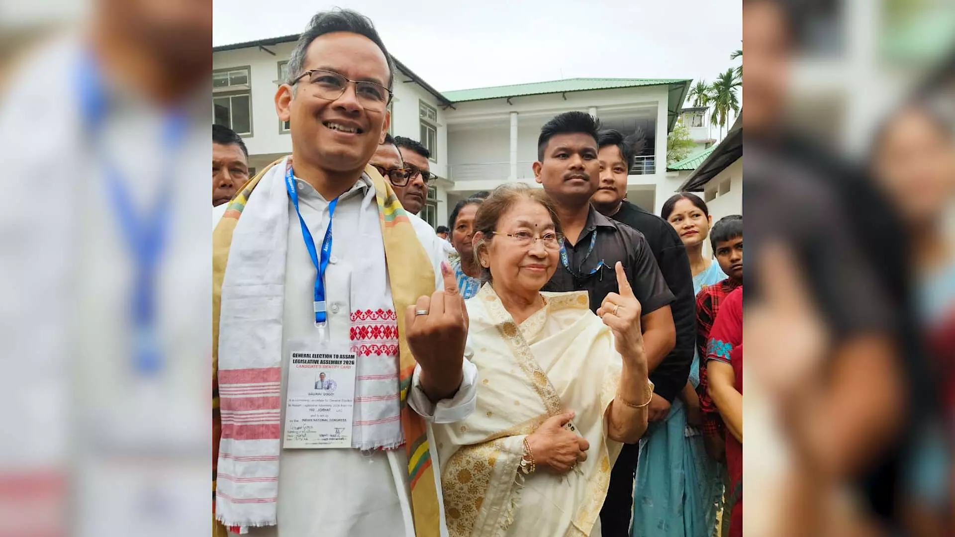 Gaurav Gogoi votes with mother in Jorhat, invokes Tarun Gogoi’s legacy