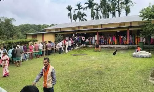 Assam voting begins with 17.93% turnout; districts report brisk polling