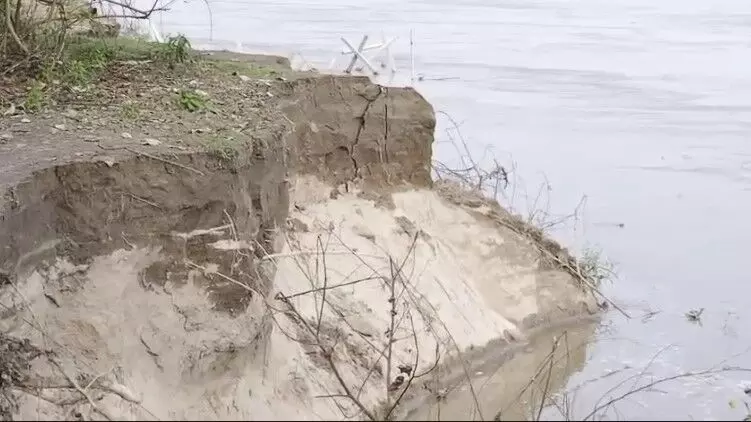 Brahmaputra erosion threatens village in Majuli, residents spend sleepless nights