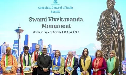 Seattle unveils first US city-backed life-size statue of Swami Vivekananda