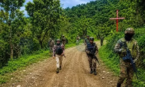 Security forces step up combing ops in Manipur hills amid hostage crisis fears