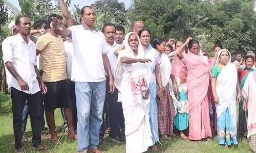 ‘How many times must we rebuild?’: Erosion-hit Majuli village stages protest