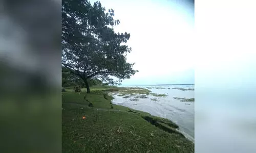 Tezpur on edge as Brahmaputra erosion threatens historic Tal Kalibari locality