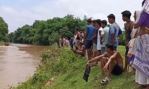 Jorhat mother, 18-month-old child missing in Bhogdoi River; search on