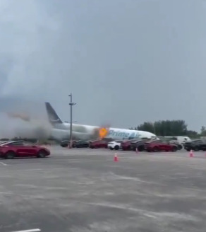Amazon cargo plane crash at Miami airport leaves five dead