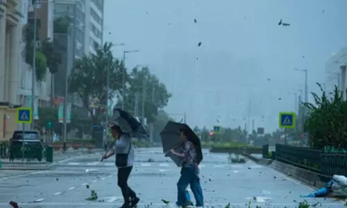 Heavy rain, strong winds hit Japan as typhoon nears eastern coast
