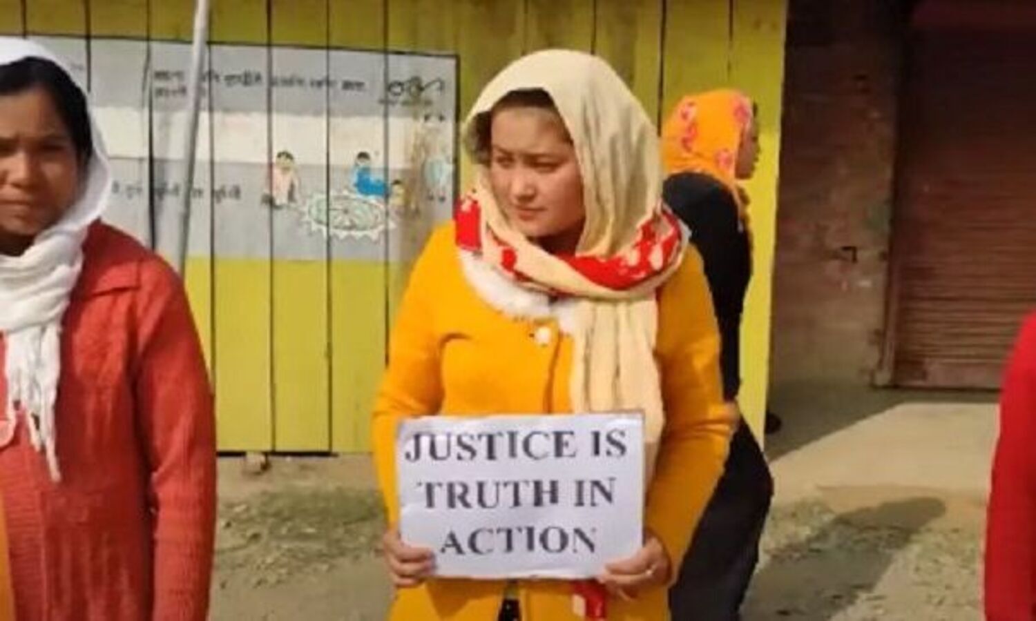 Students protest death of four-year-old boy