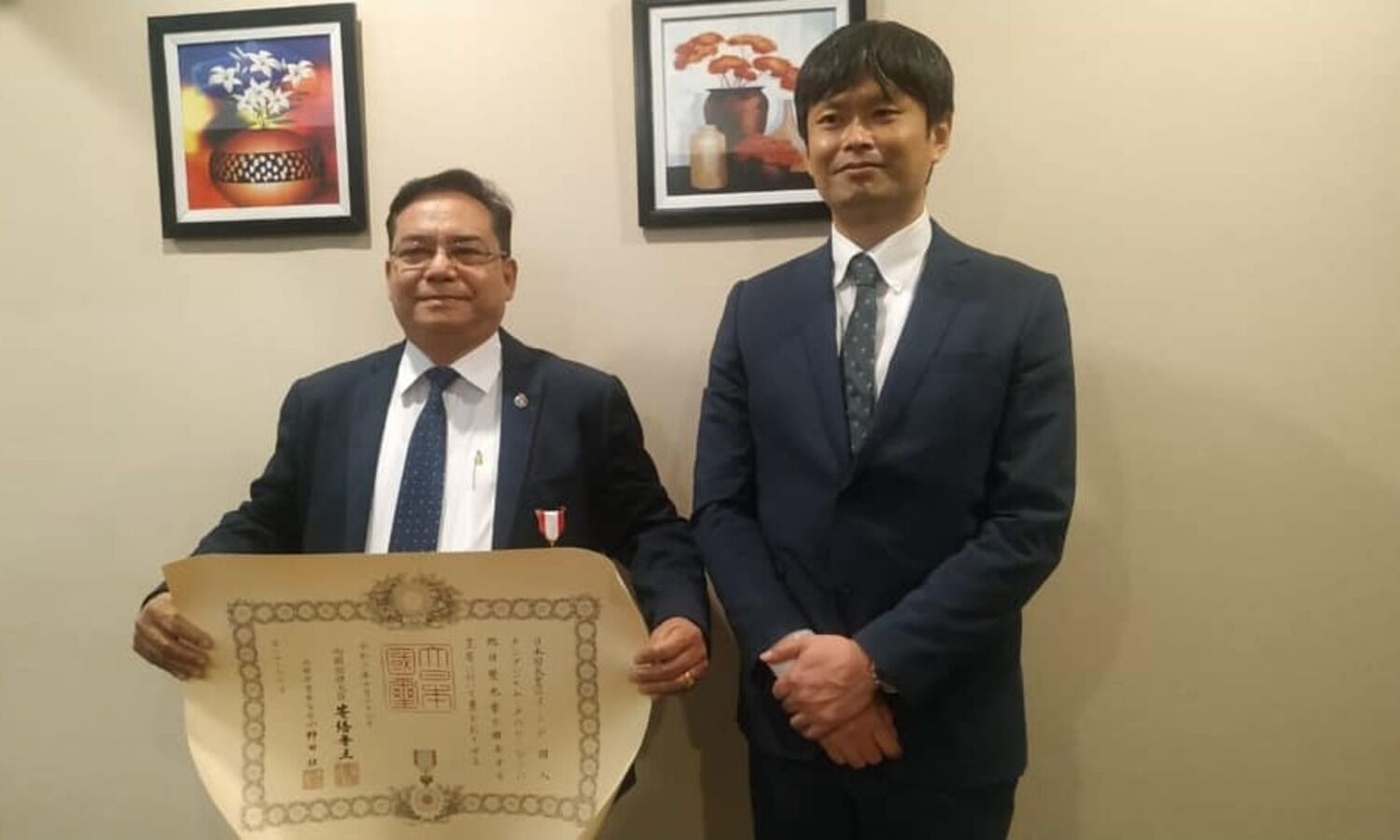 Manipur doctor gets Japan’s ‘Order of the Rising Sun, Gold and Silver Rays’ decoration