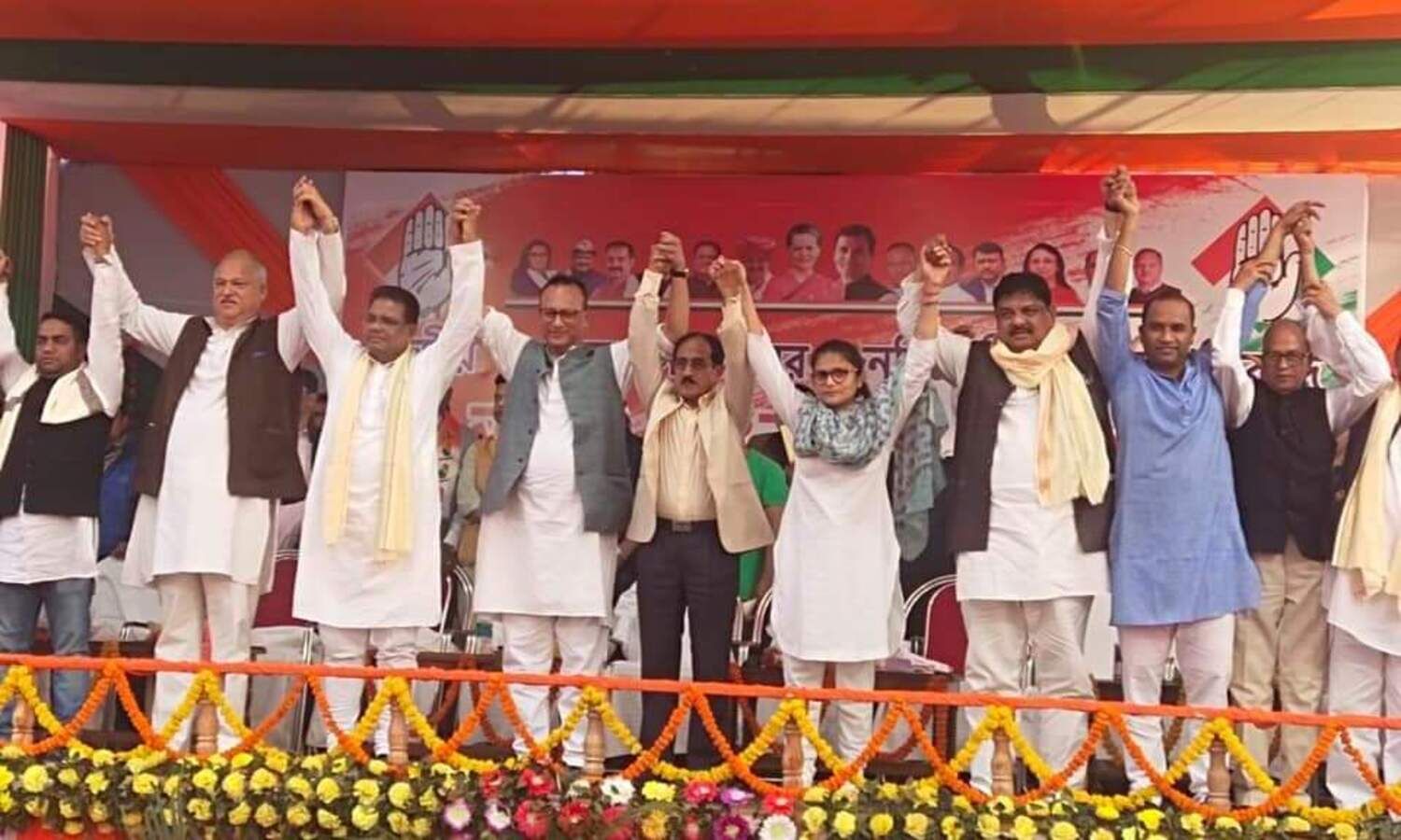 Cong holds Jan Hunkar rally in Cachar, resolves to oust BJP