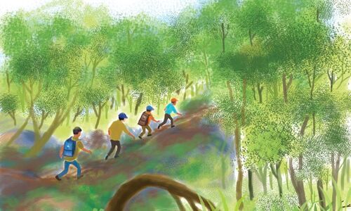 A trek to a banyan tree