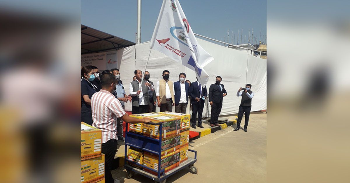 Air cargo service launched at Dimapur airport Air cargo service launched at Dimapur airport