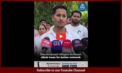 Disconnected: Villagers in Moran climb trees for better network