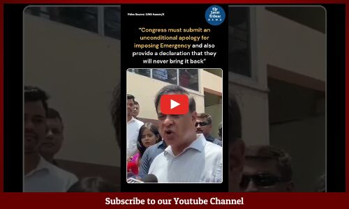 “Congress must submit an unconditional apology for imposing Emergency", says Assam CM