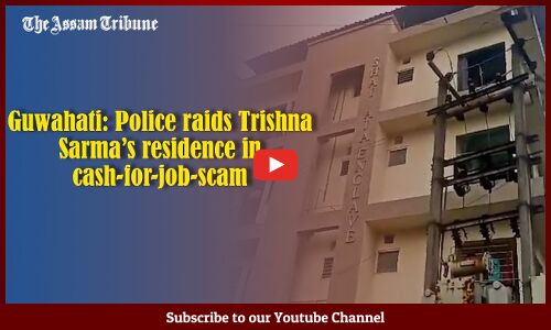 Guwahati: Police raids Trishna Sarma’s residence in cash-for-job-scam
