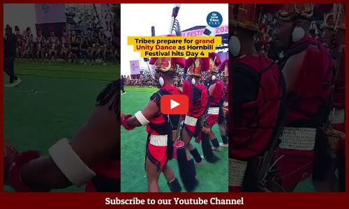 The Grand Unity Dance Rehearsal 2024 Hornbill Festival in Nagaland