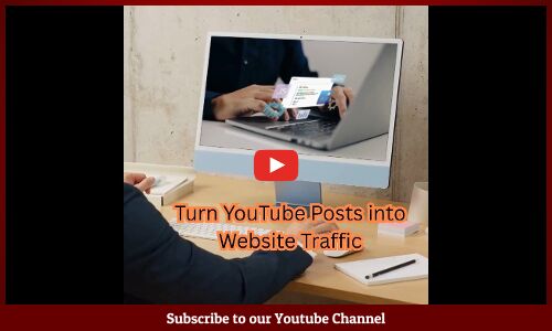 Turn YouTube Posts into Website Traffic! 💡 FREE Traffic from YouTube