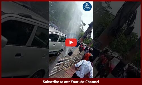 Guwahati: Pipe burst incident reported at Kamakhya Gate amidst Ambubachi celebrations