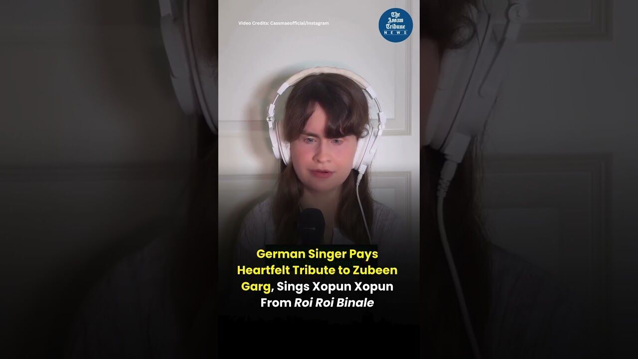 German Singer Pays Heartfelt Tribute to Zubeen Garg, Sings Xopun Xopun From Roi Roi Binale