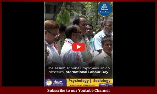 The Assam Tribune Employees Union observes International Labour Day