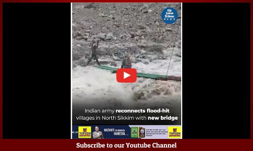 Indian army reconnects flood-hit villages in North Sikkim with new bridge