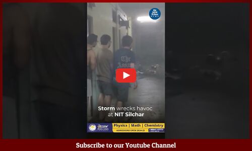 Storm wrecks havoc at NIT Silchar