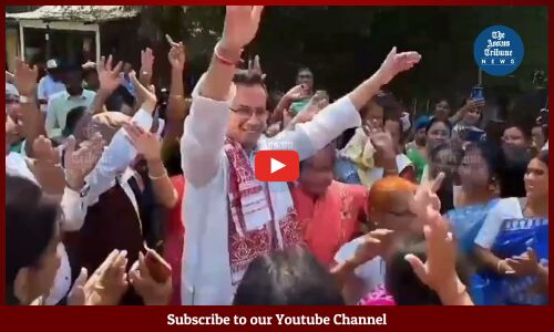 Gaurav Gogoi makes maiden visit to Titabor after securing LS poll candidature