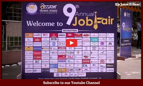 Assam down town University organises 9th annual job fair