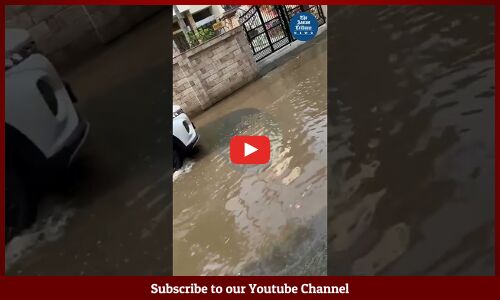 Guwahati: Severe water-logging at Rajgarhs Byelane No .1