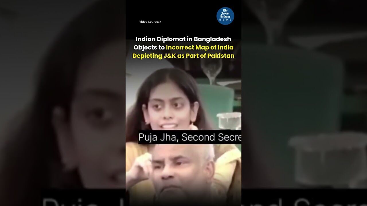 Indian Diplomat in Bangladesh Objects to Incorrect Map of India Depicting J&K as Part of Pakistan