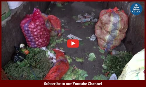 Leaking toilet pipe creates unbearable conditions at Fancy Bazaar market