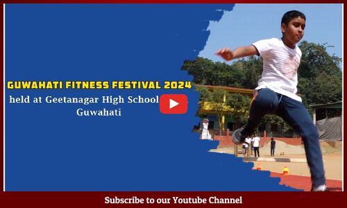 Guwahati Fitness Festival 2024 held at Geetanagar High School Field, Guwahati