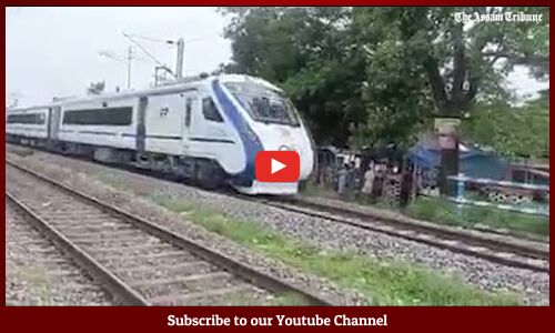 Vande Bharat Express spotted in Assam; undergoing trial run