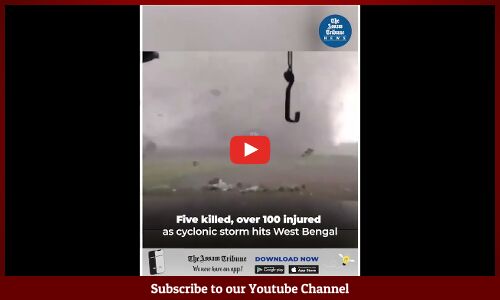 Five killed, over 100 injured as cyclonic storm hits West Bengal