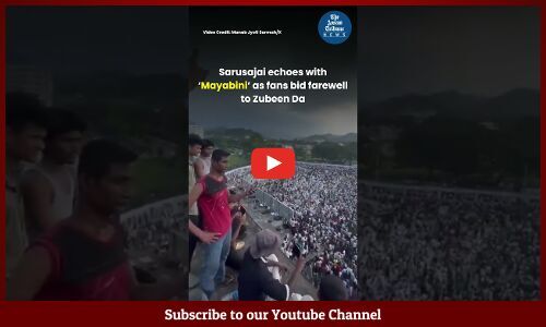 Sarusajai echoes with ‘Mayabini’ as fans bid farewell to Zubeen Garg