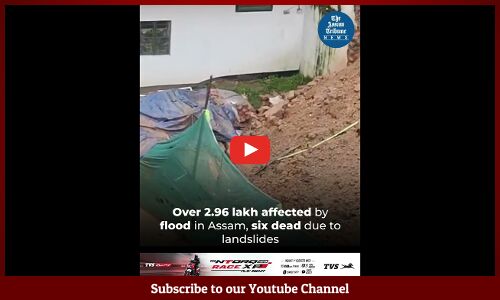 Over 2.96 lakh affected by flood in Assam, six dead due to landslides