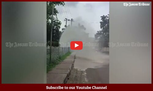 Another water pipe bursts in Guwahati